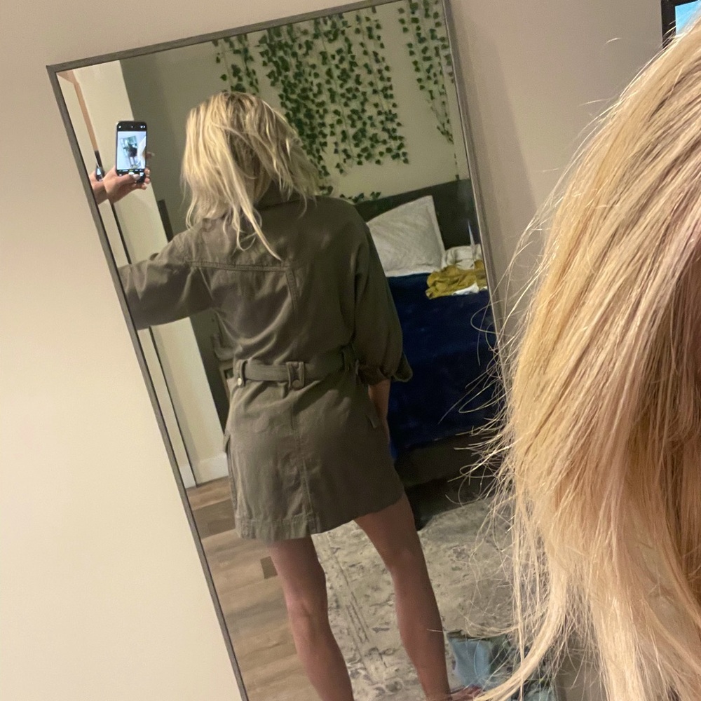 DL1961 Olive colored denim dress brand new with tags !!